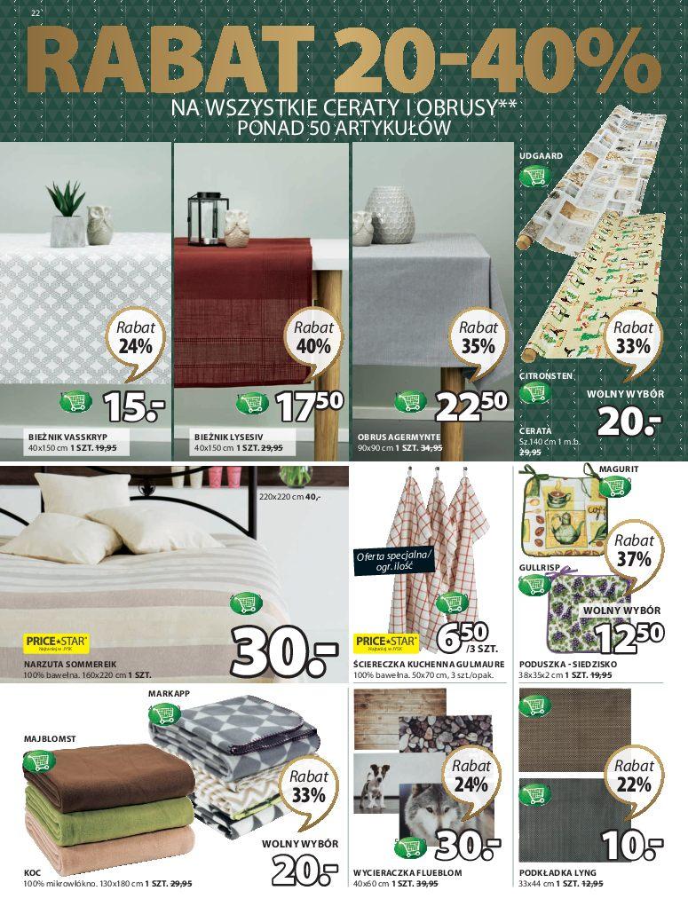 Gazetka promocyjna Jysk str. 22