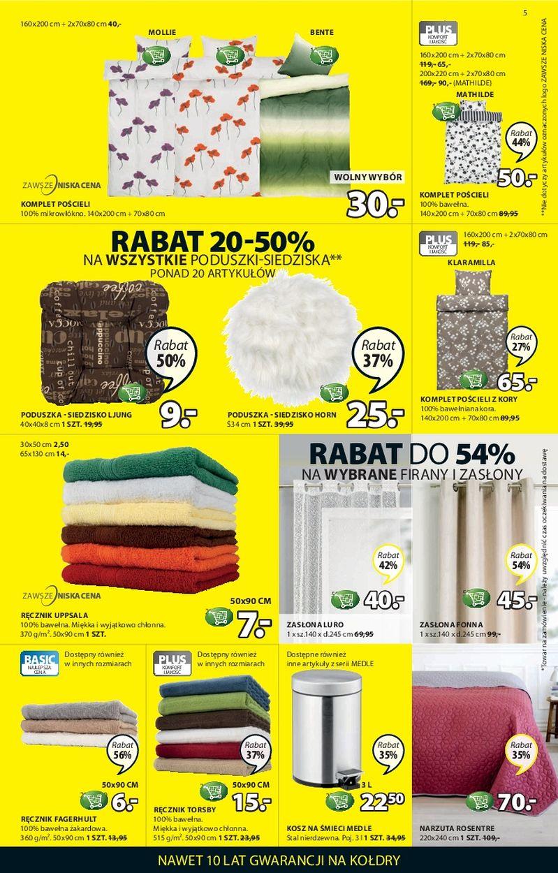 Gazetka promocyjna Jysk str. 5