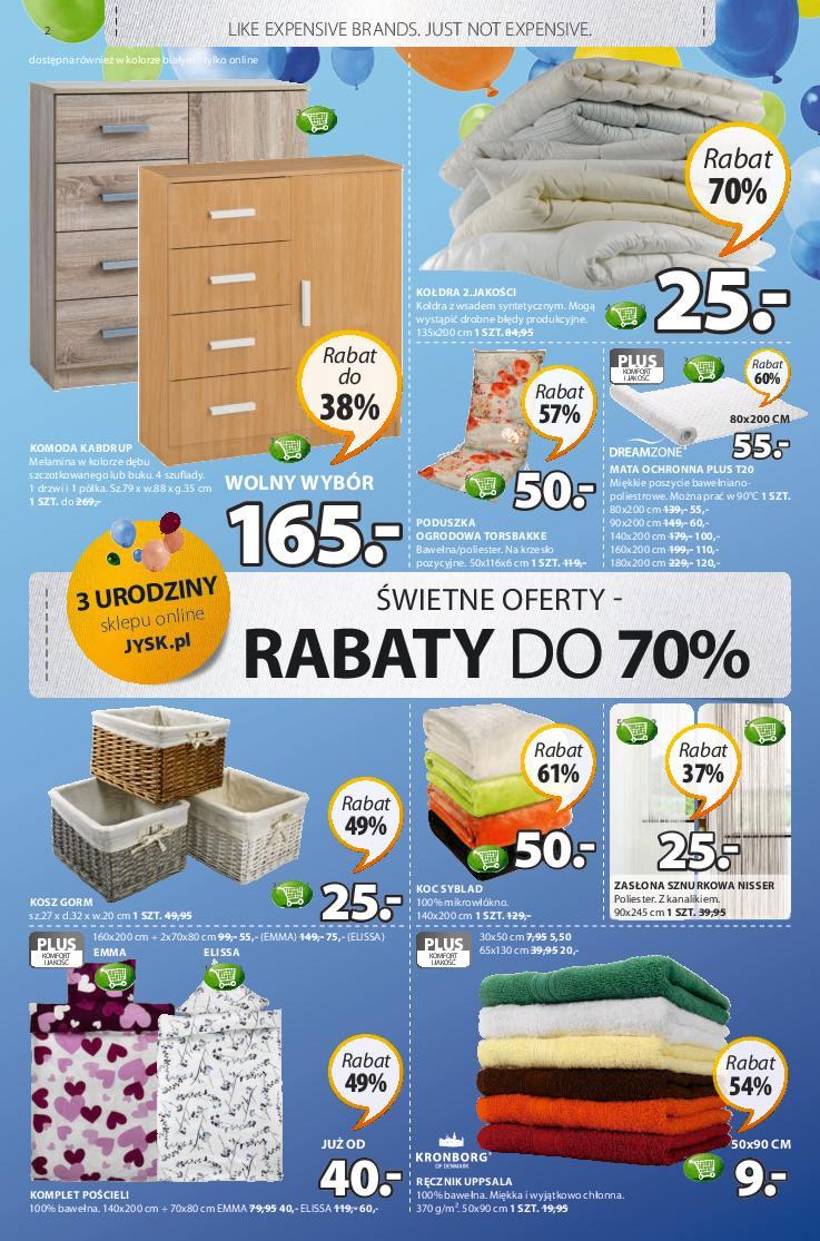 Gazetka promocyjna Jysk str. 2