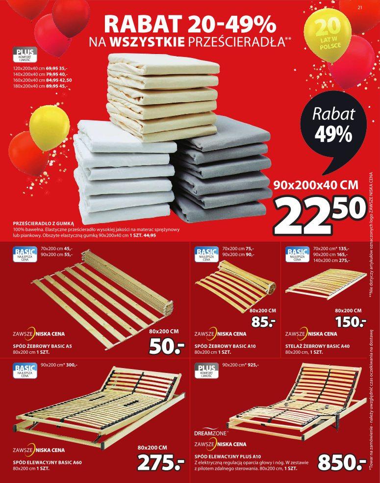 Gazetka promocyjna Jysk str. 21