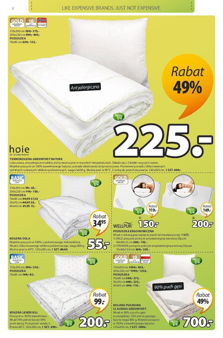 Gazetka promocyjna Jysk str. 2