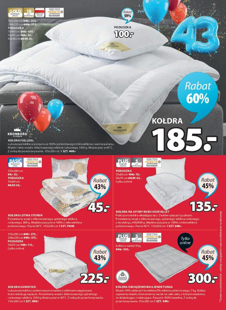 Gazetka promocyjna Jysk str. 19