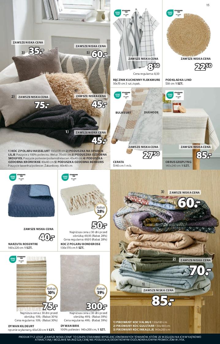 Gazetka promocyjna Jysk str. 15