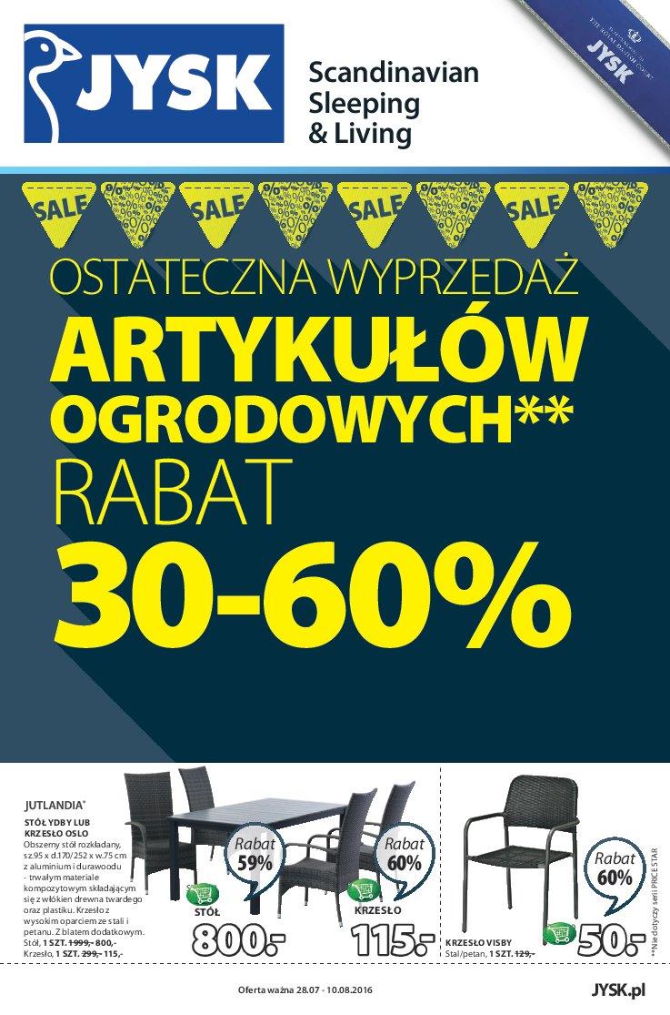 Gazetka promocyjna Jysk str. 1
