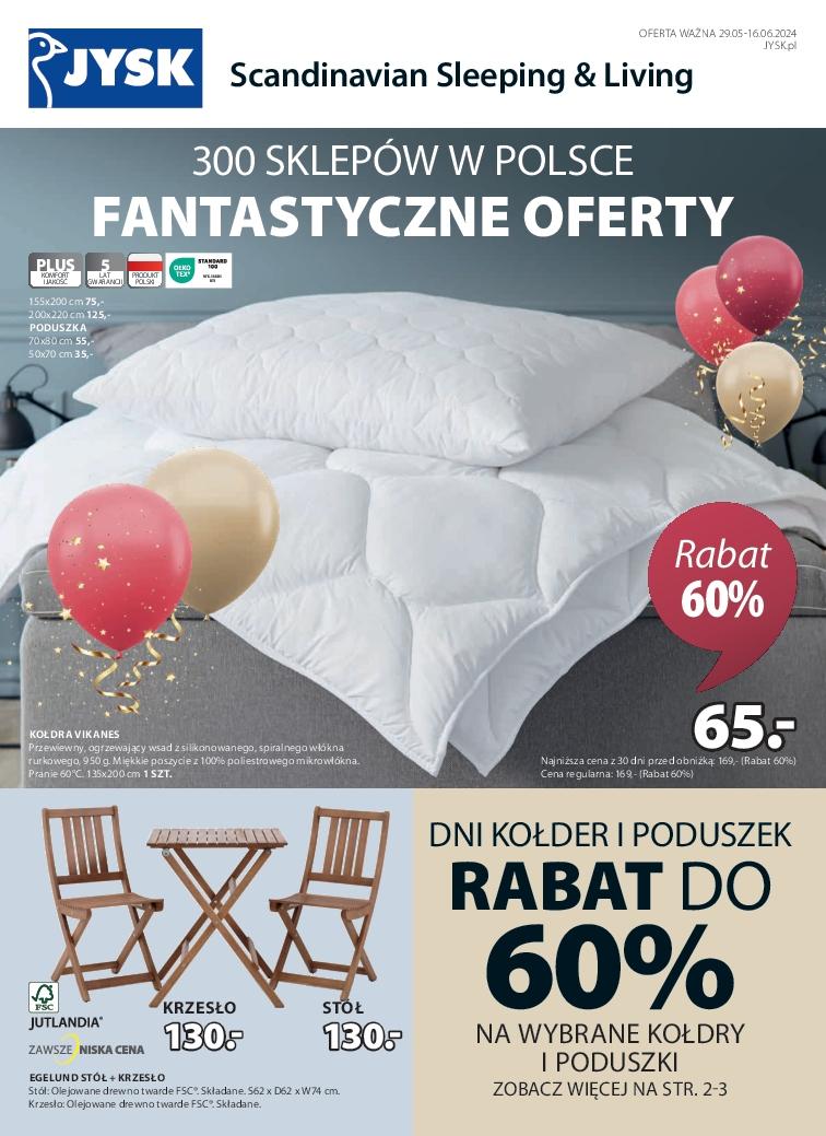 Gazetka promocyjna Jysk str. 1