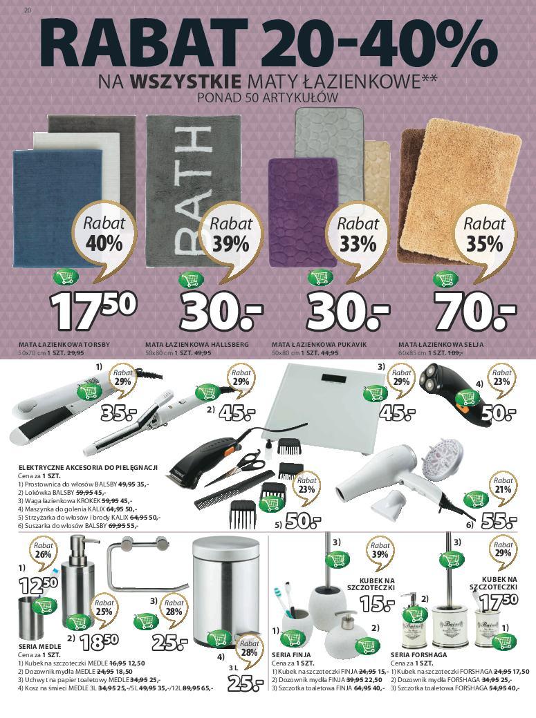 Gazetka promocyjna Jysk str. 20