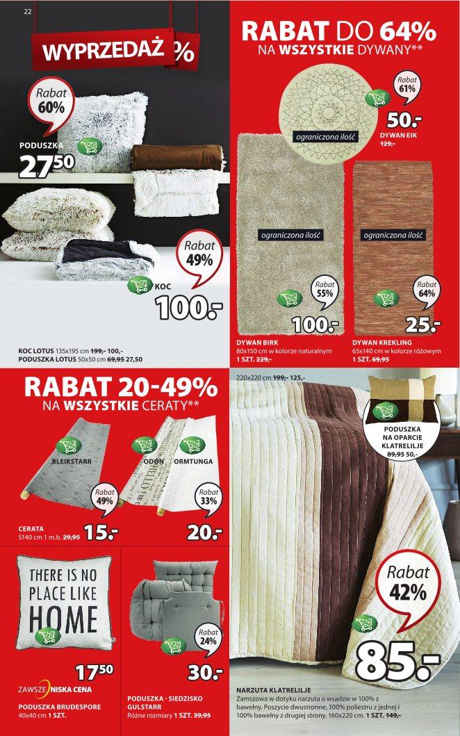 Gazetka promocyjna Jysk str. 22