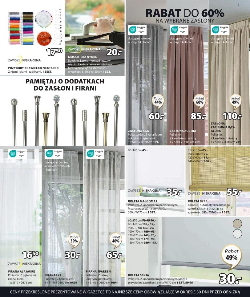 Gazetka promocyjna Jysk str. 19