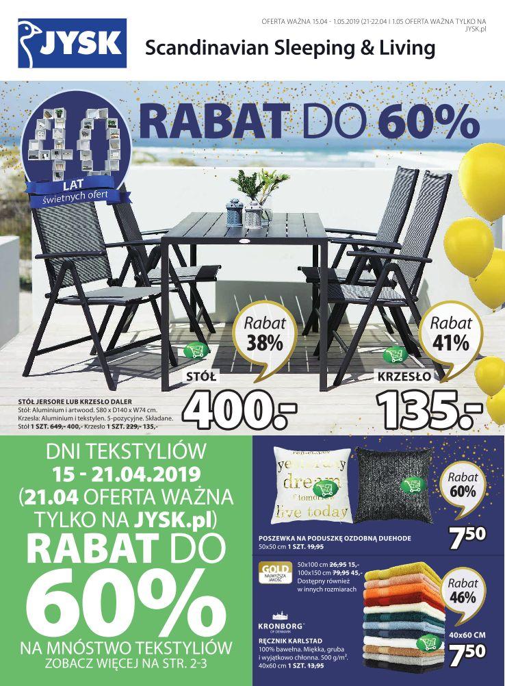 Gazetka promocyjna Jysk str. 1