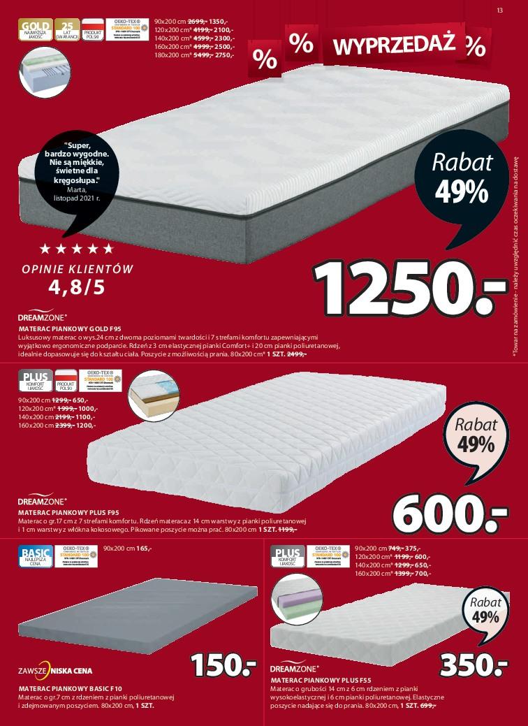 Gazetka promocyjna Jysk str. 13