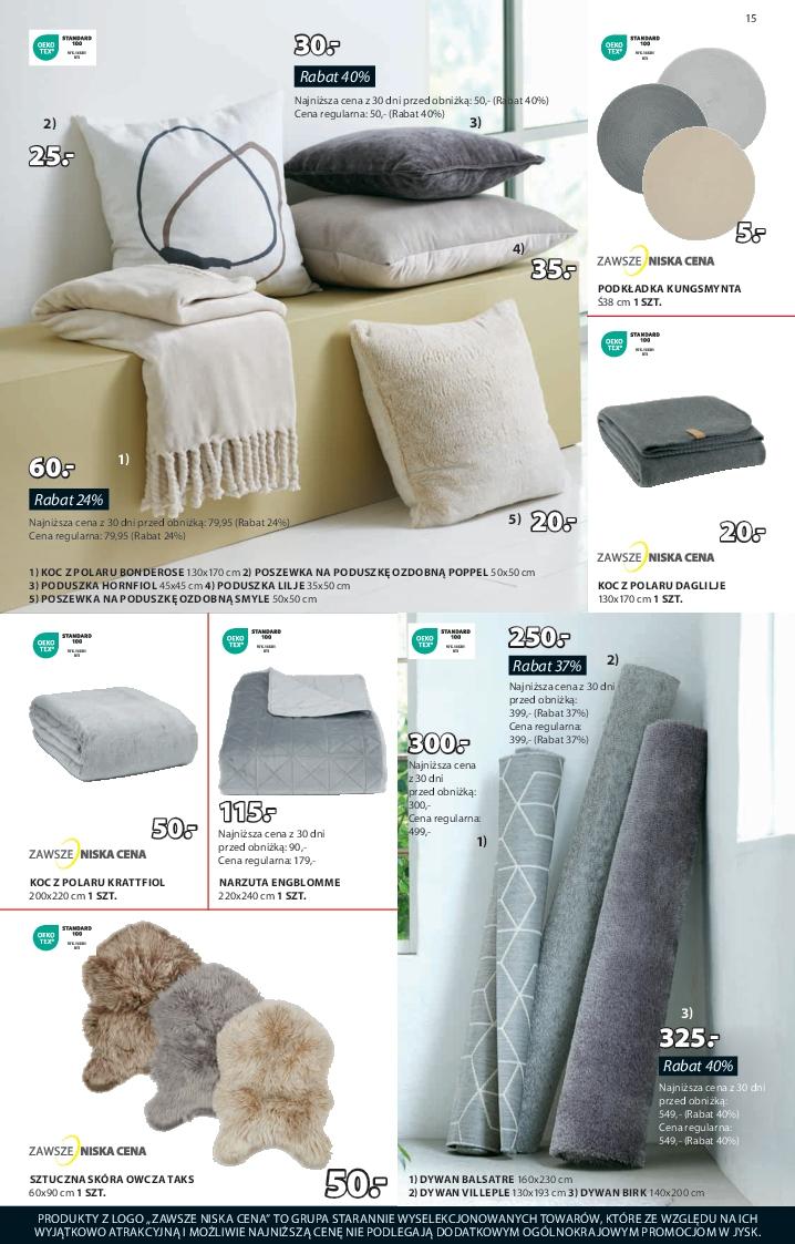 Gazetka promocyjna Jysk str. 15