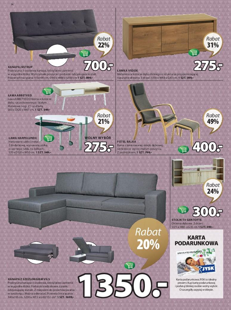 Gazetka promocyjna Jysk str. 14