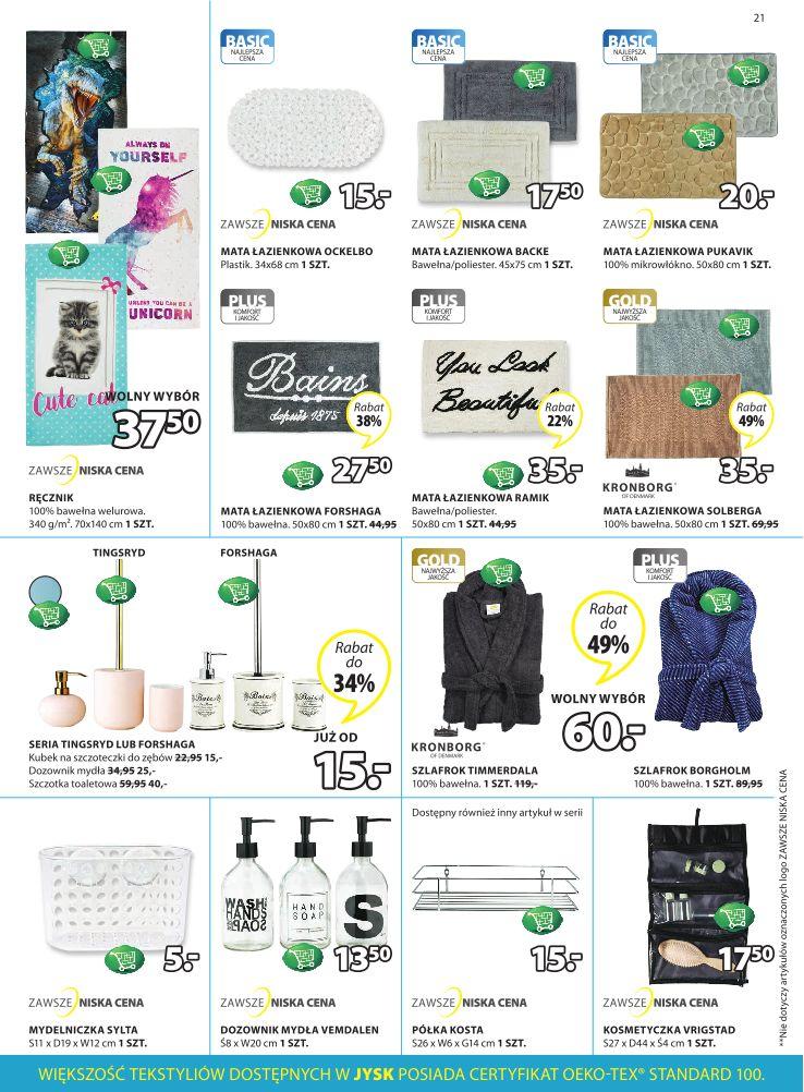 Gazetka promocyjna Jysk str. 21