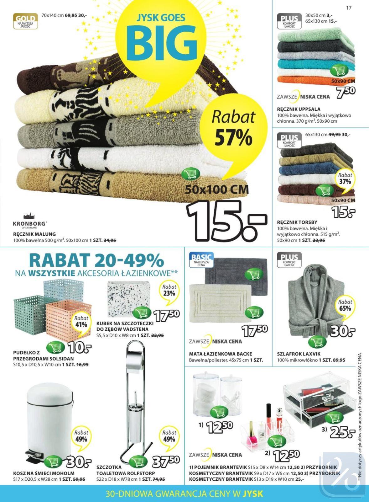 Gazetka promocyjna Jysk str. 17