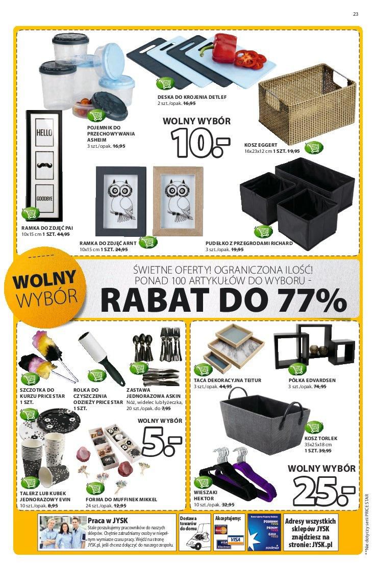 Gazetka promocyjna Jysk str. 23