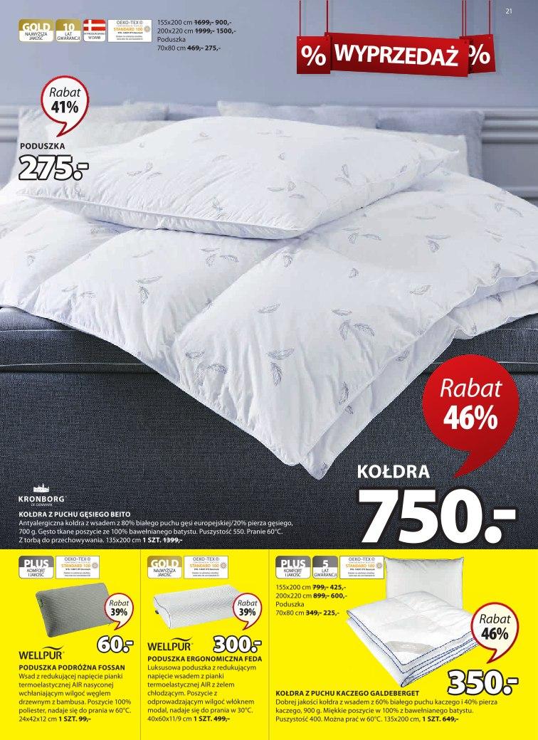 Gazetka promocyjna Jysk str. 21