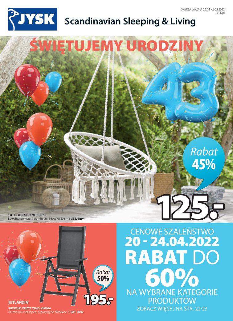 Gazetka promocyjna Jysk str. 1