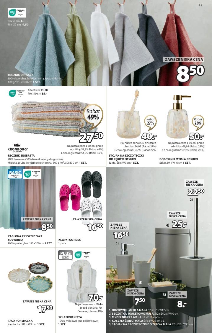 Gazetka promocyjna Jysk str. 13