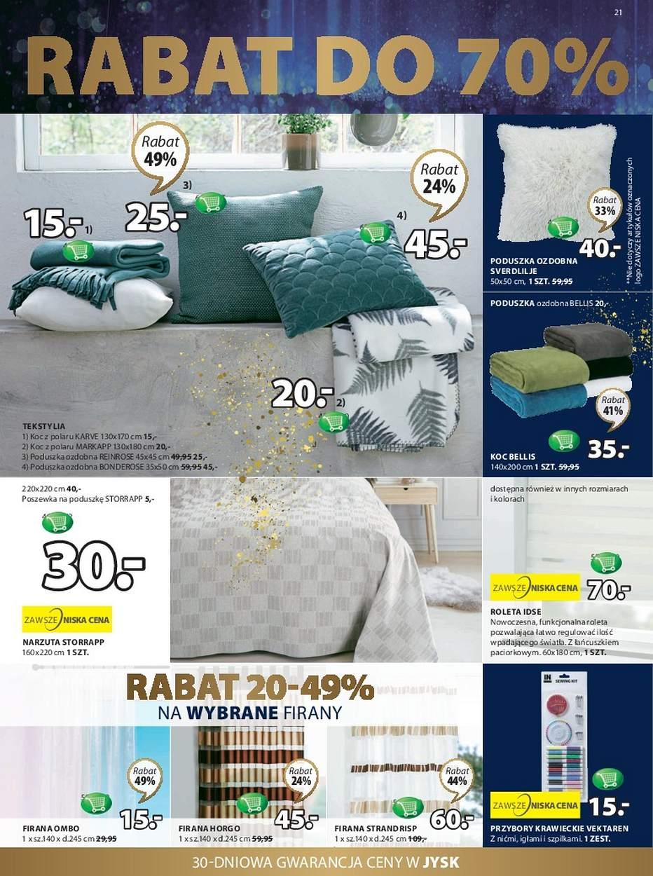 Gazetka promocyjna Jysk str. 21