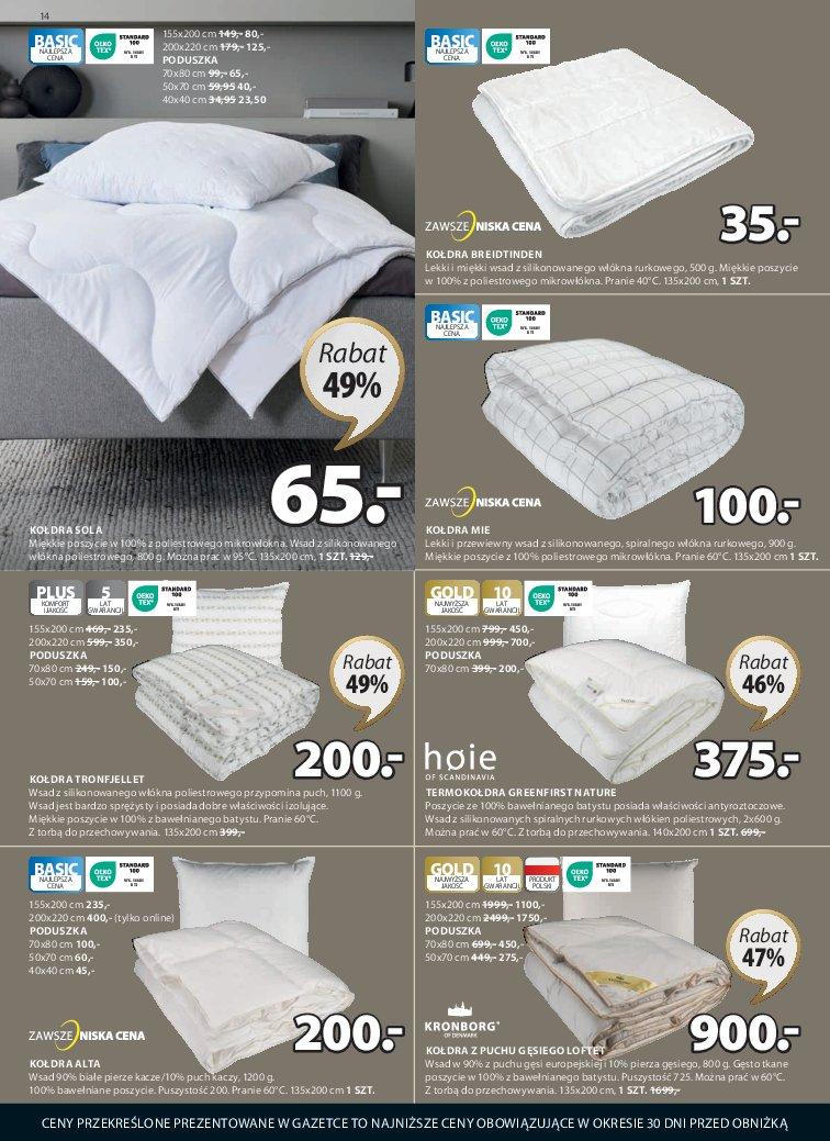 Gazetka promocyjna Jysk str. 14