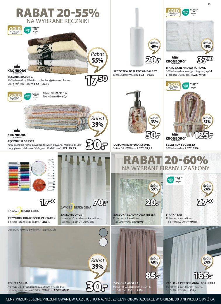 Gazetka promocyjna Jysk str. 15