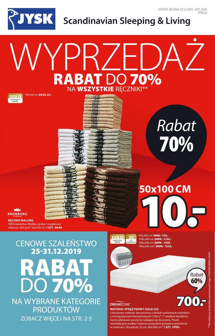 Gazetka promocyjna Jysk str. 1