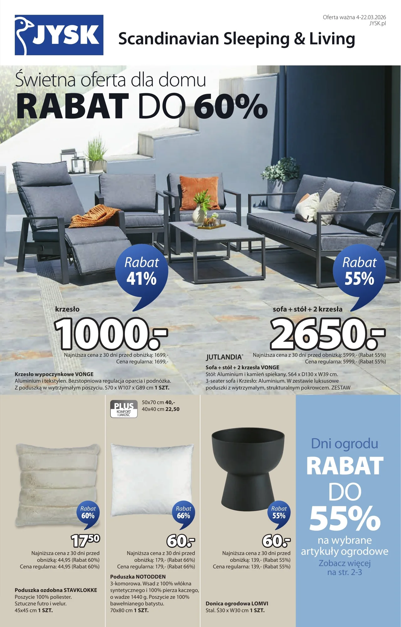 Gazetka promocyjna Jysk str. 1