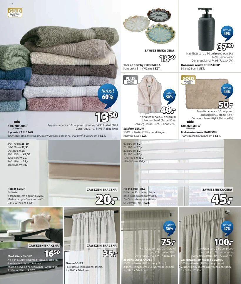 Gazetka promocyjna Jysk str. 10