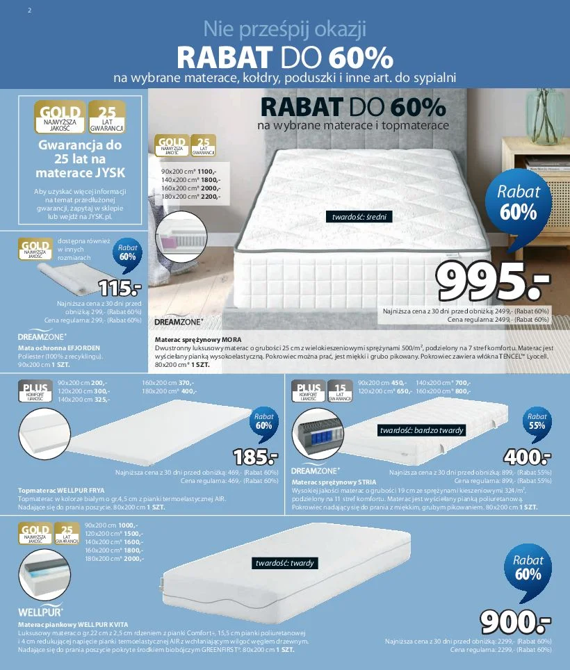 Gazetka promocyjna Jysk str. 2