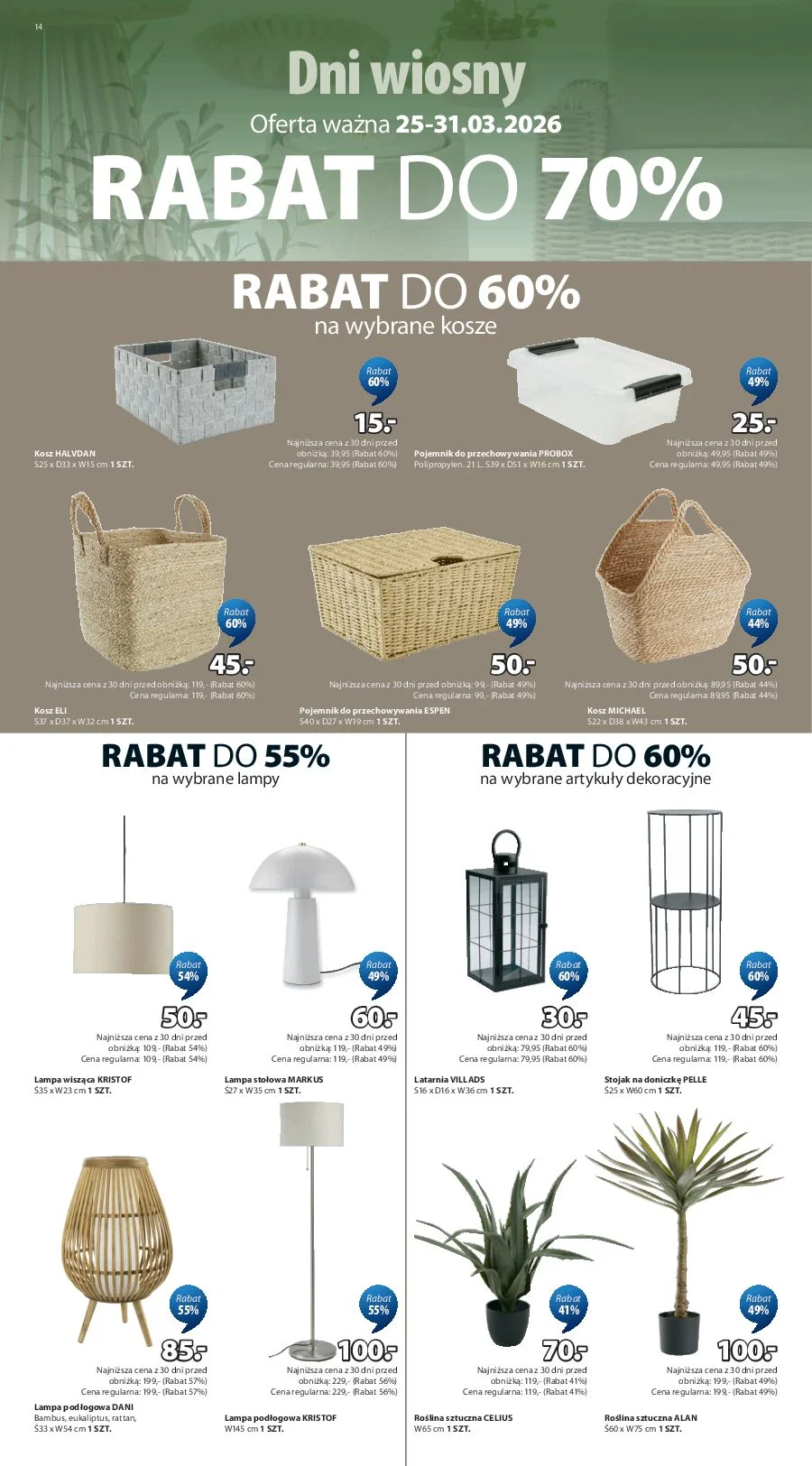 Gazetka promocyjna Jysk str. 14