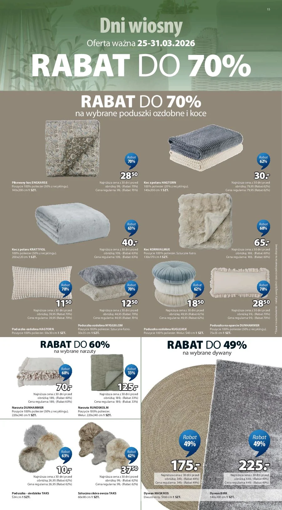 Gazetka promocyjna Jysk str. 15