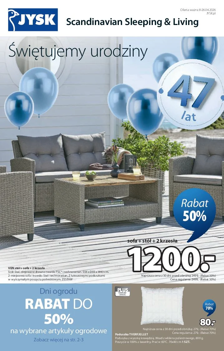 Gazetka promocyjna Jysk str. 1
