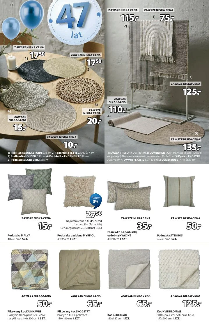 Gazetka promocyjna Jysk str. 14