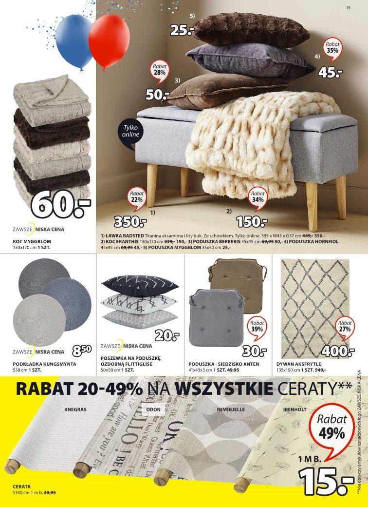 Gazetka promocyjna Jysk str. 15
