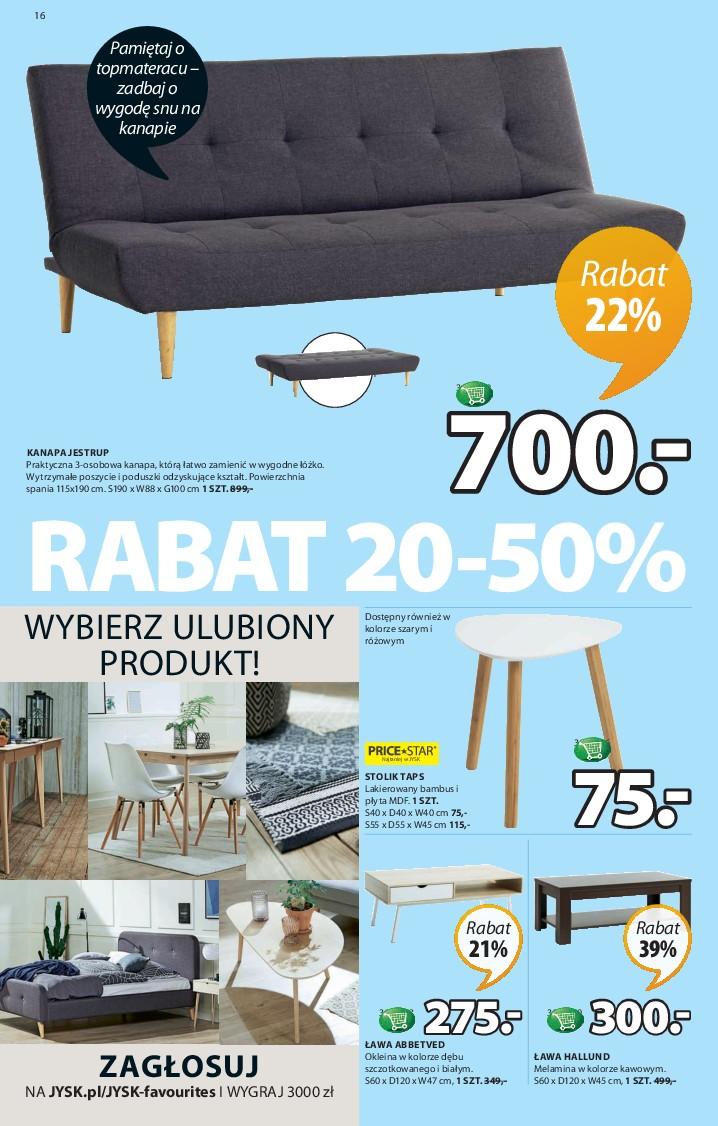 Gazetka promocyjna Jysk str. 16