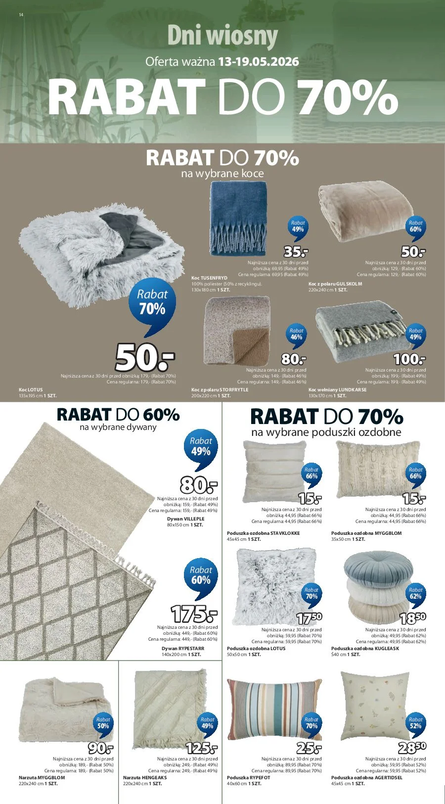 Gazetka promocyjna Jysk str. 14