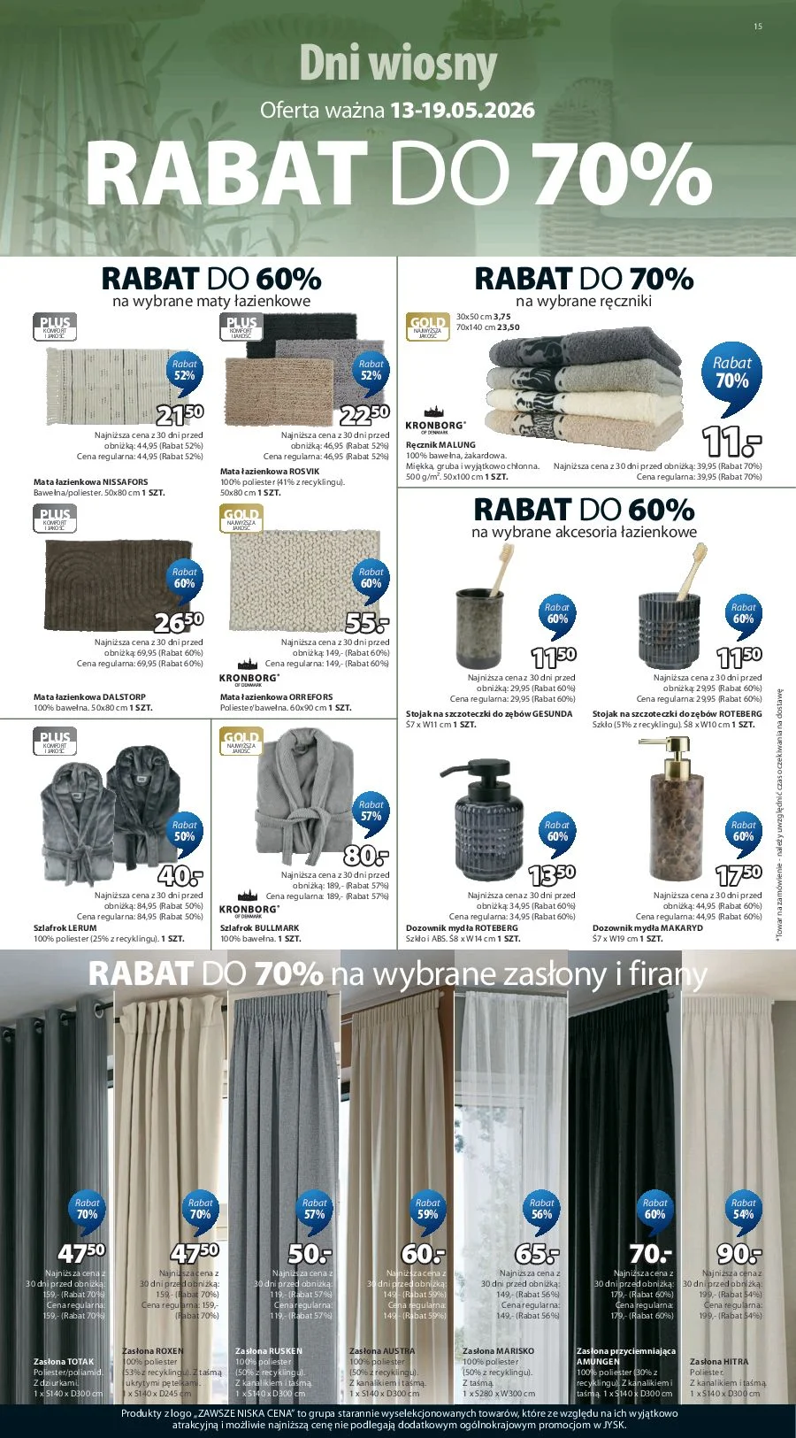 Gazetka promocyjna Jysk str. 15