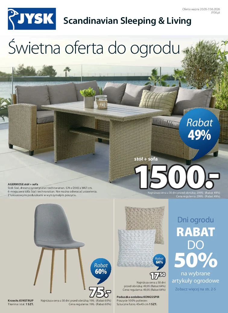 Gazetka promocyjna Jysk str. 1