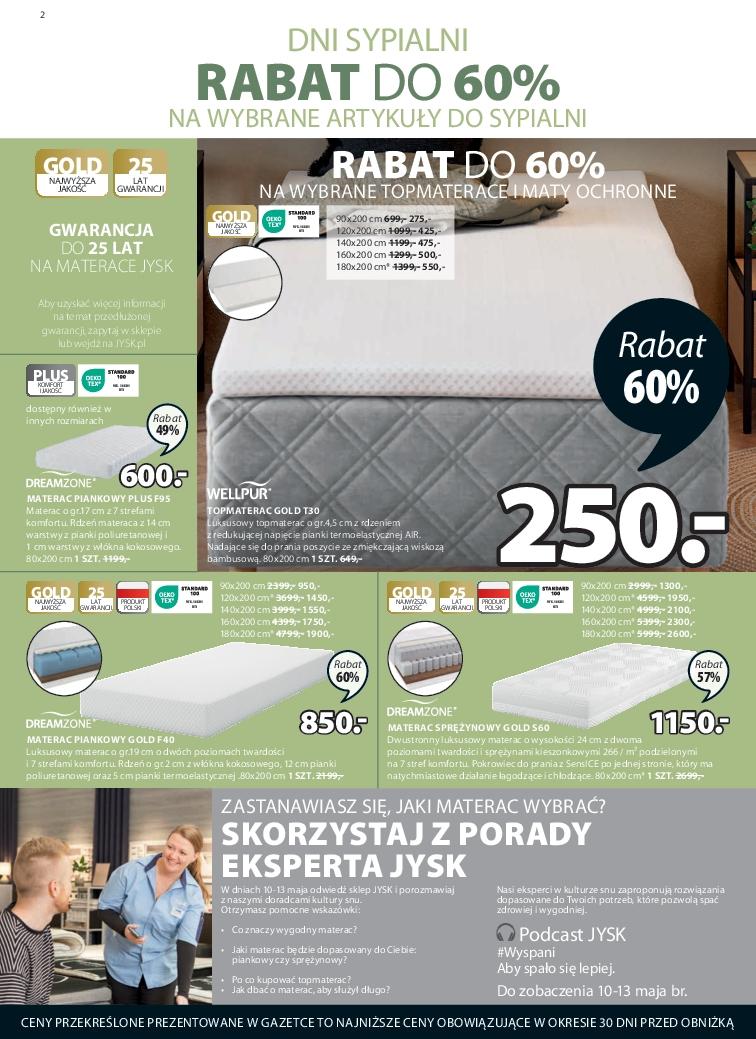 Gazetka promocyjna Jysk str. 2