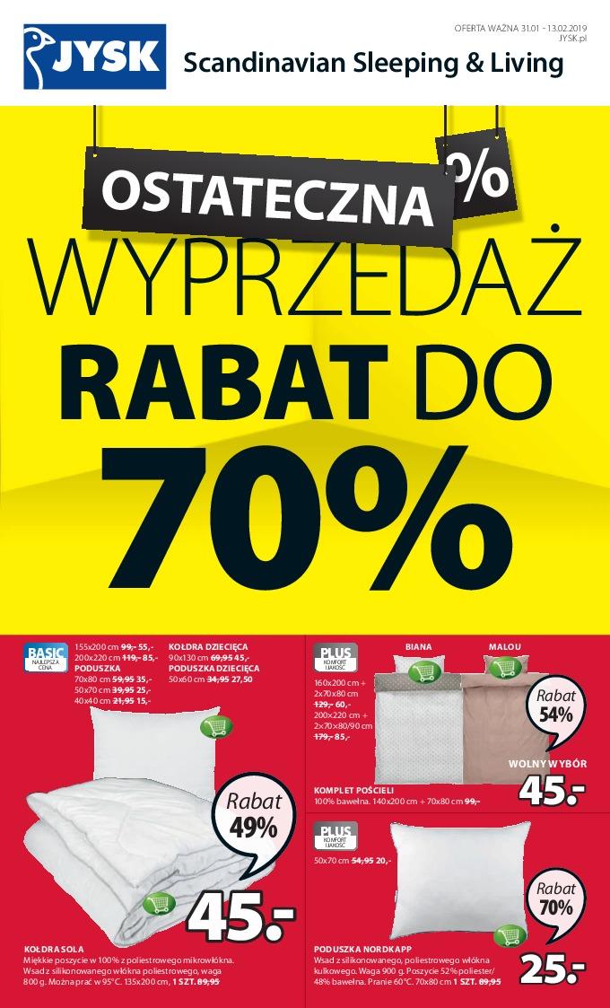 Gazetka promocyjna Jysk str. 1