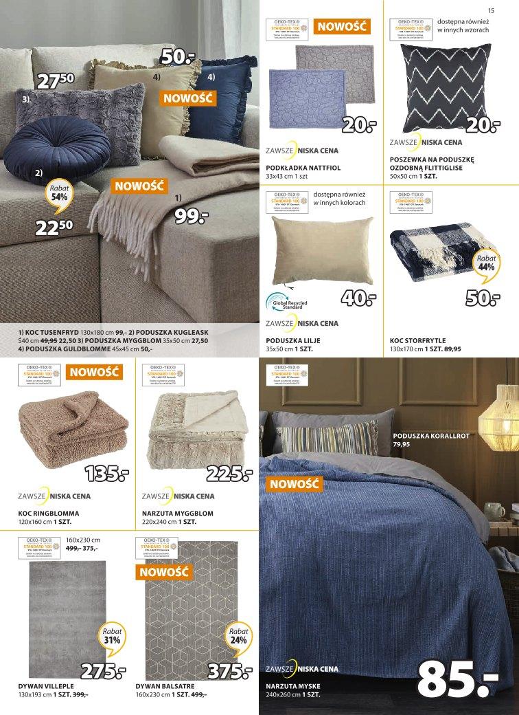 Gazetka promocyjna Jysk str. 15