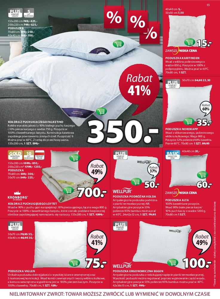 Gazetka promocyjna Jysk str. 15