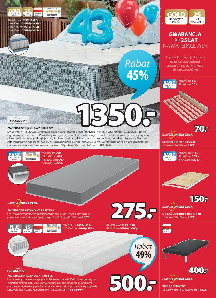 Gazetka promocyjna Jysk str. 16