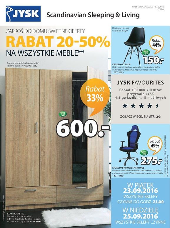 Gazetka promocyjna Jysk str. 1