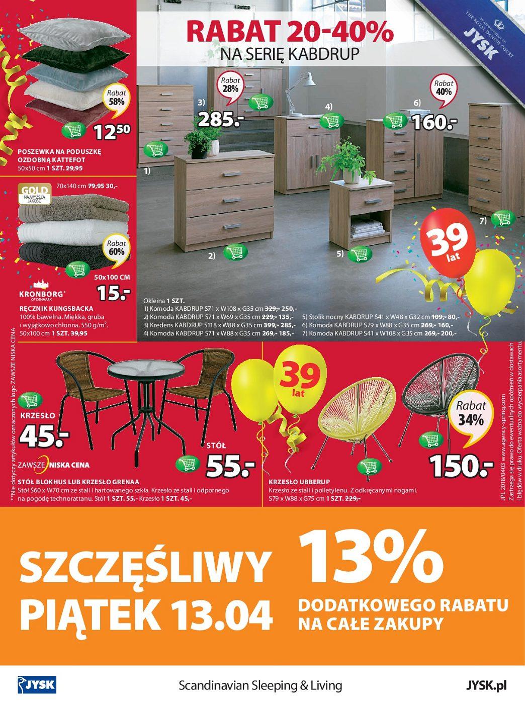 Gazetka promocyjna Jysk str. 16