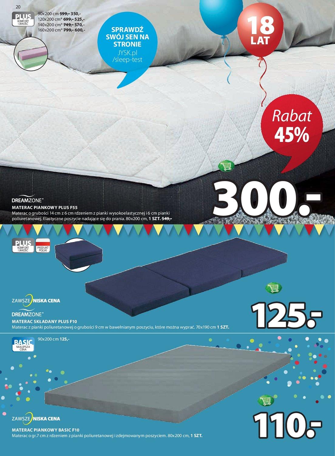 Gazetka promocyjna Jysk str. 20