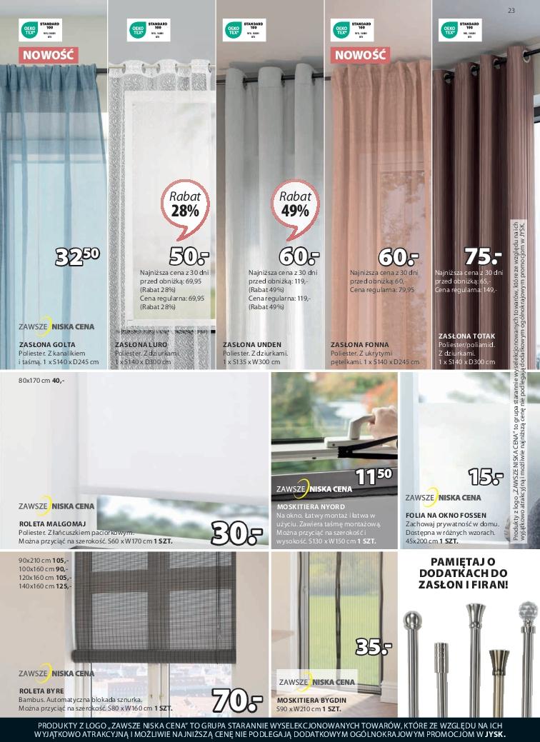 Gazetka promocyjna Jysk str. 23