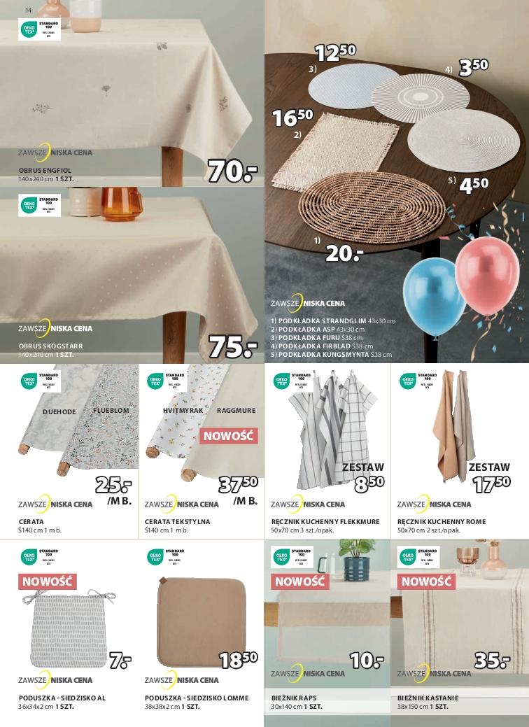 Gazetka promocyjna Jysk str. 14