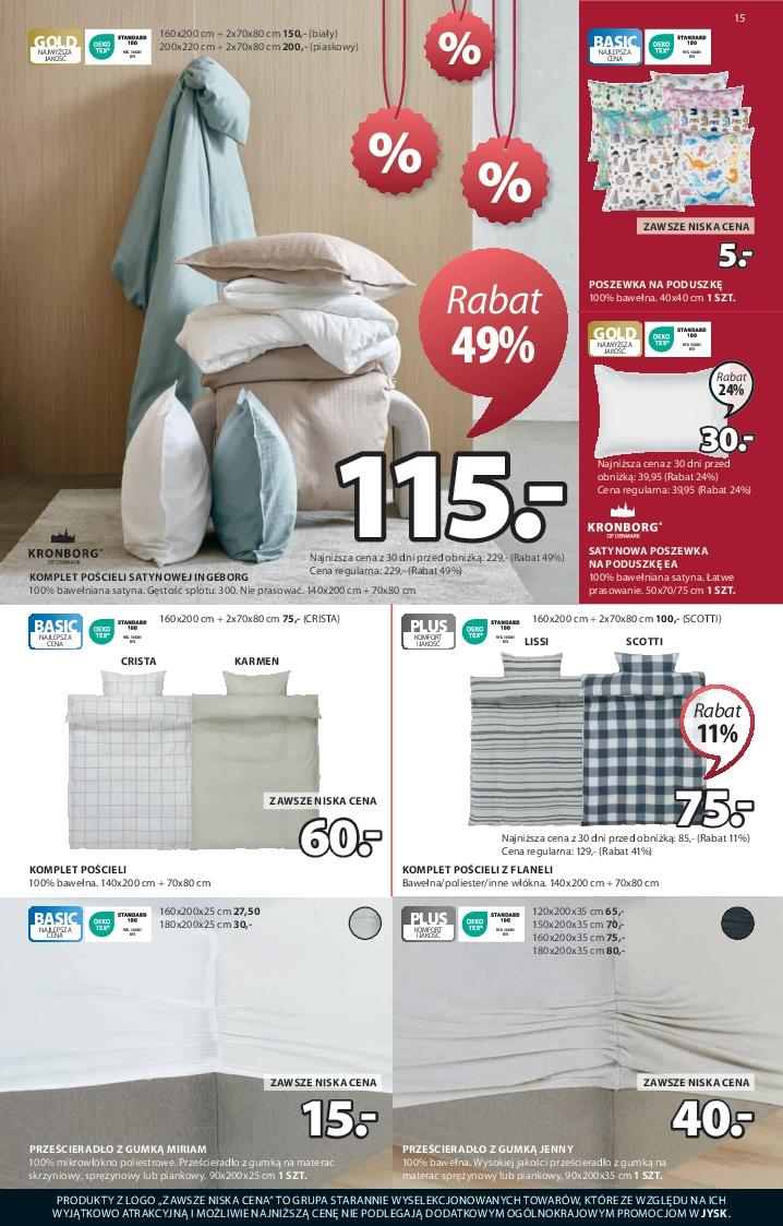 Gazetka promocyjna Jysk str. 15