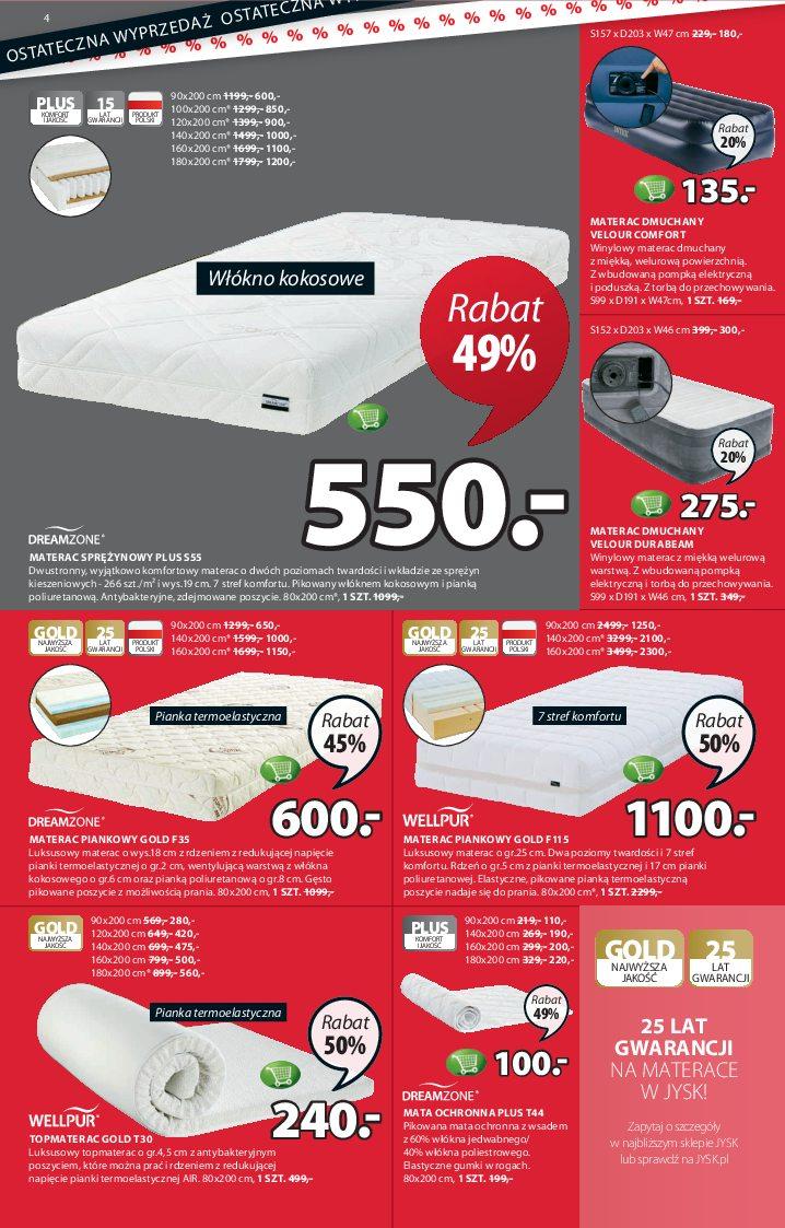Gazetka promocyjna Jysk str. 4